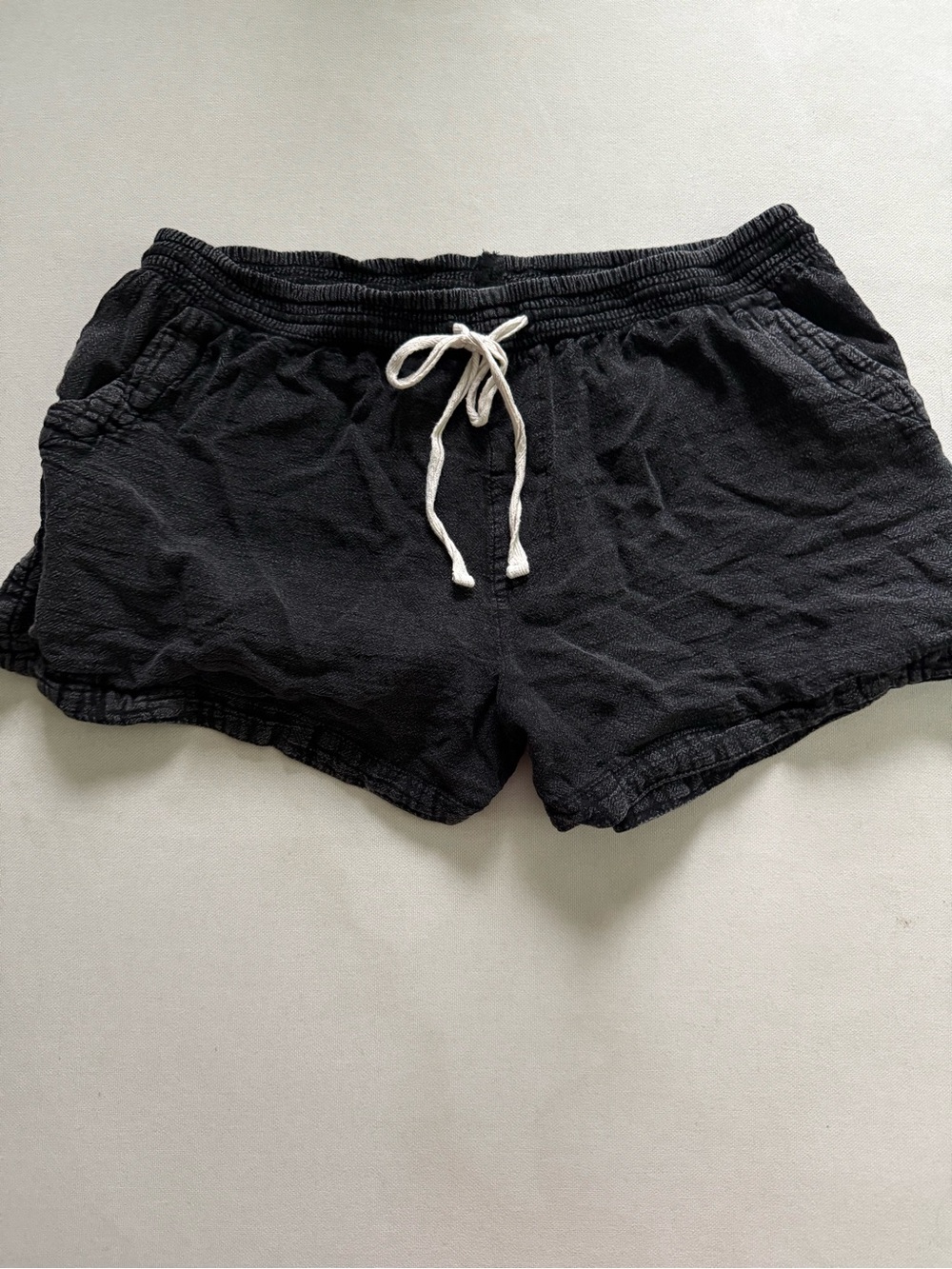 Rip Curl Black Women's Casual Drawstring Shorts